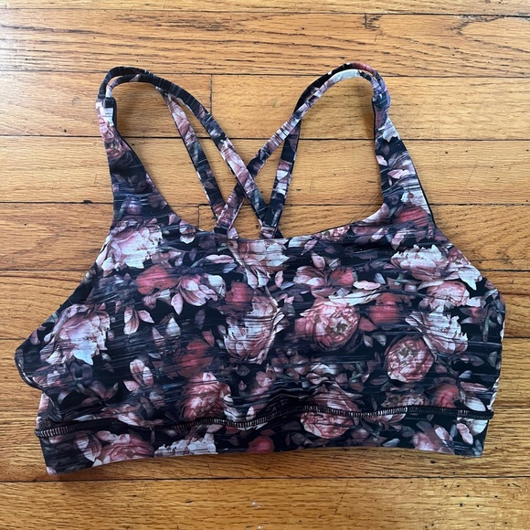 Lululemon Energy Bra Nulux- Peony Multi - Picture 4 of 5